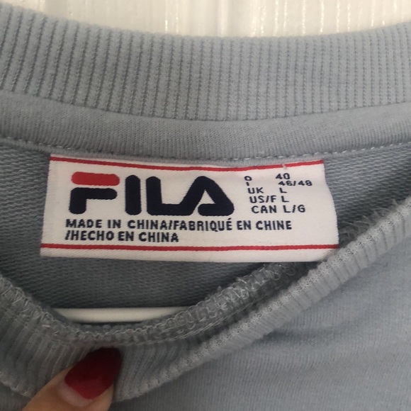 FILA BABY BLUE SWEATSHIRT - Picture 3 of 5